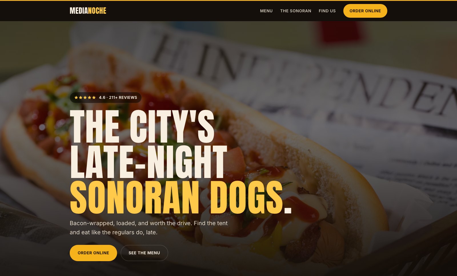 Medianoche website